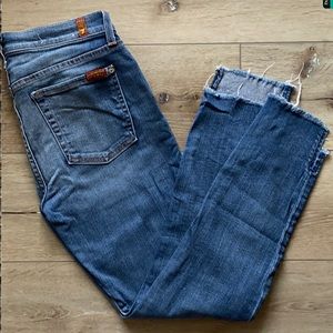 7 For All Mankind ankle skinny jeans
